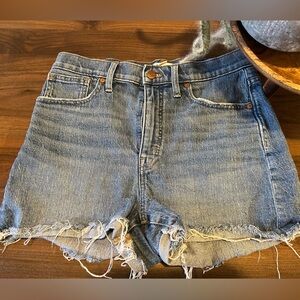 Madwell High-rise denim shorts